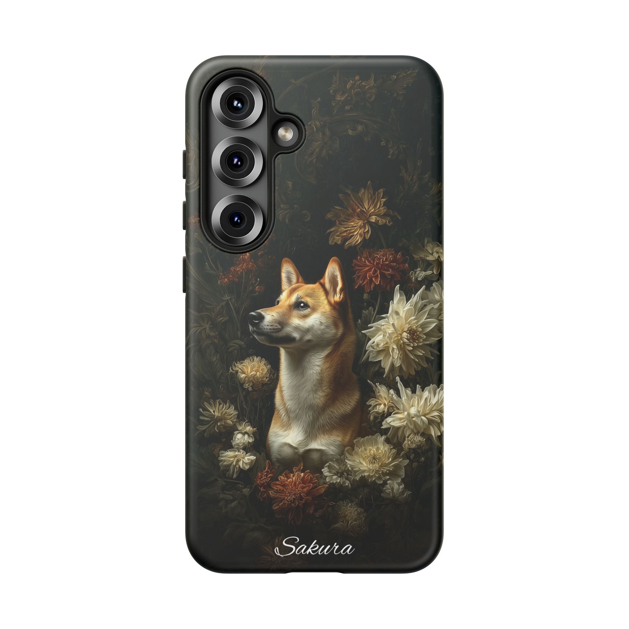 Botanical Shiba Inu Phone Case