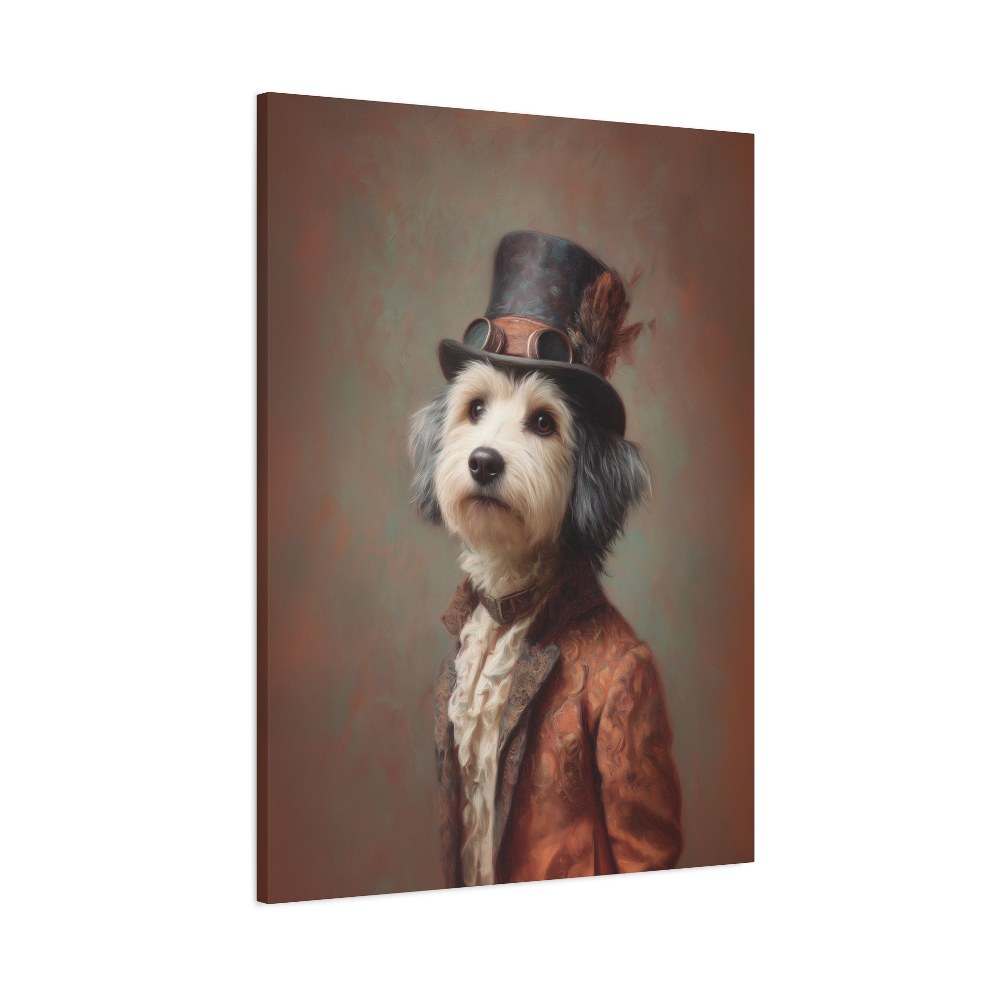 Steampunk Havanese Canvas Art