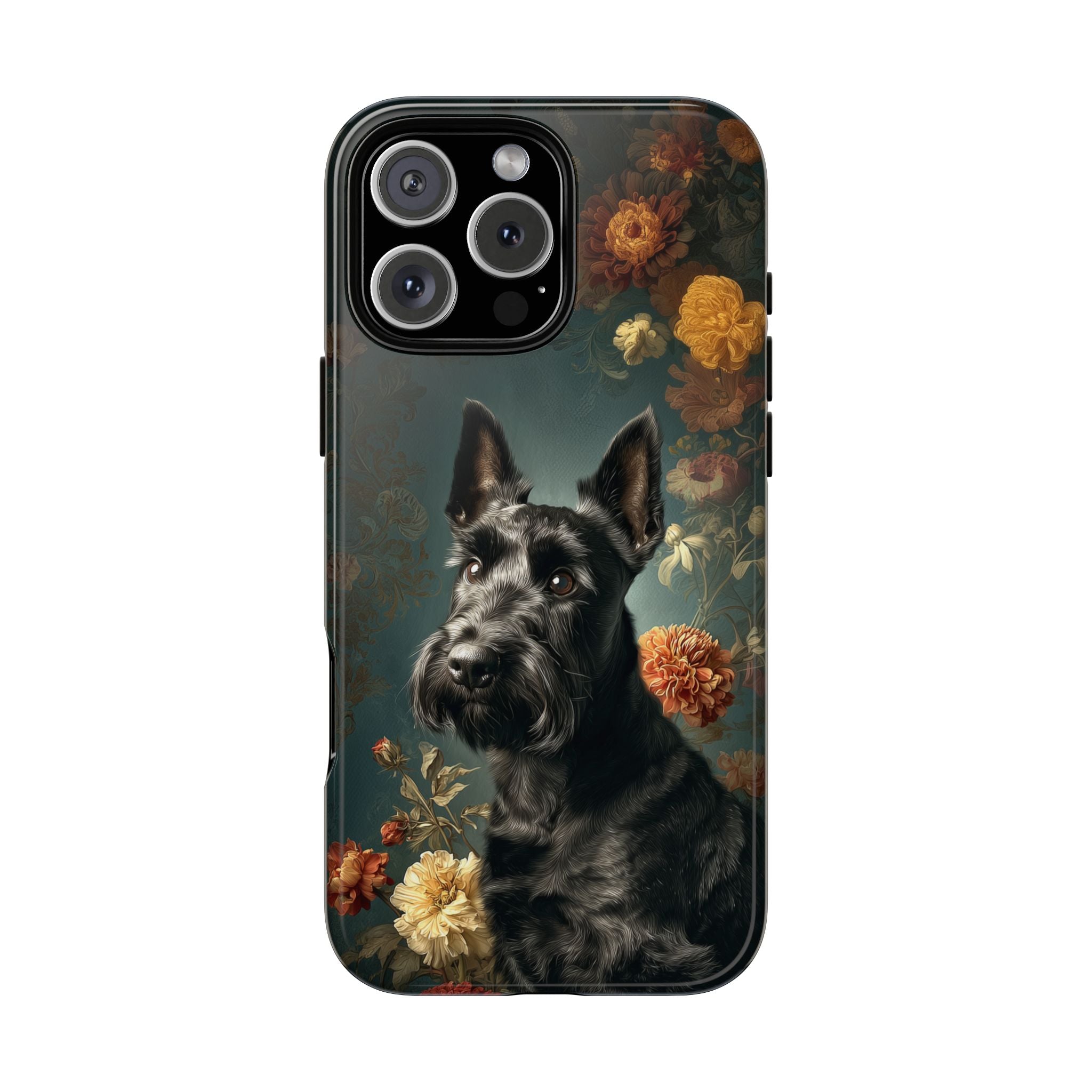 Botanical Scottish Terrier Phone Case