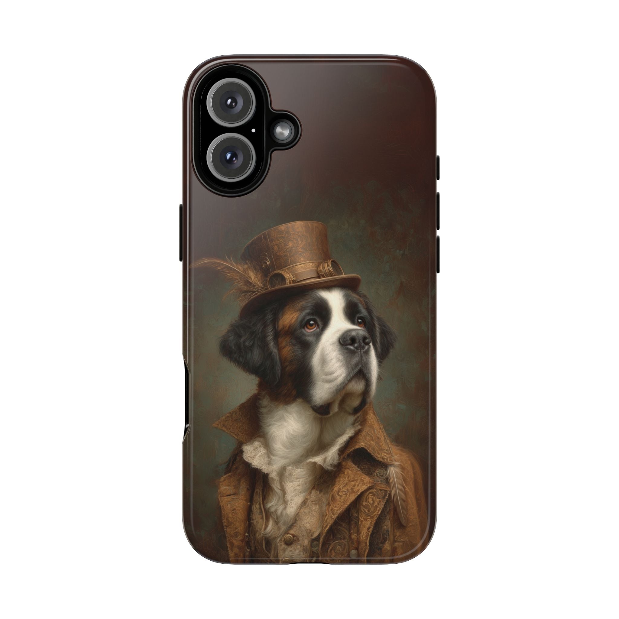 Steampunk Saint Bernard Phone Case