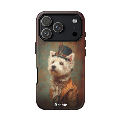 Steampunk Westie Phone Case