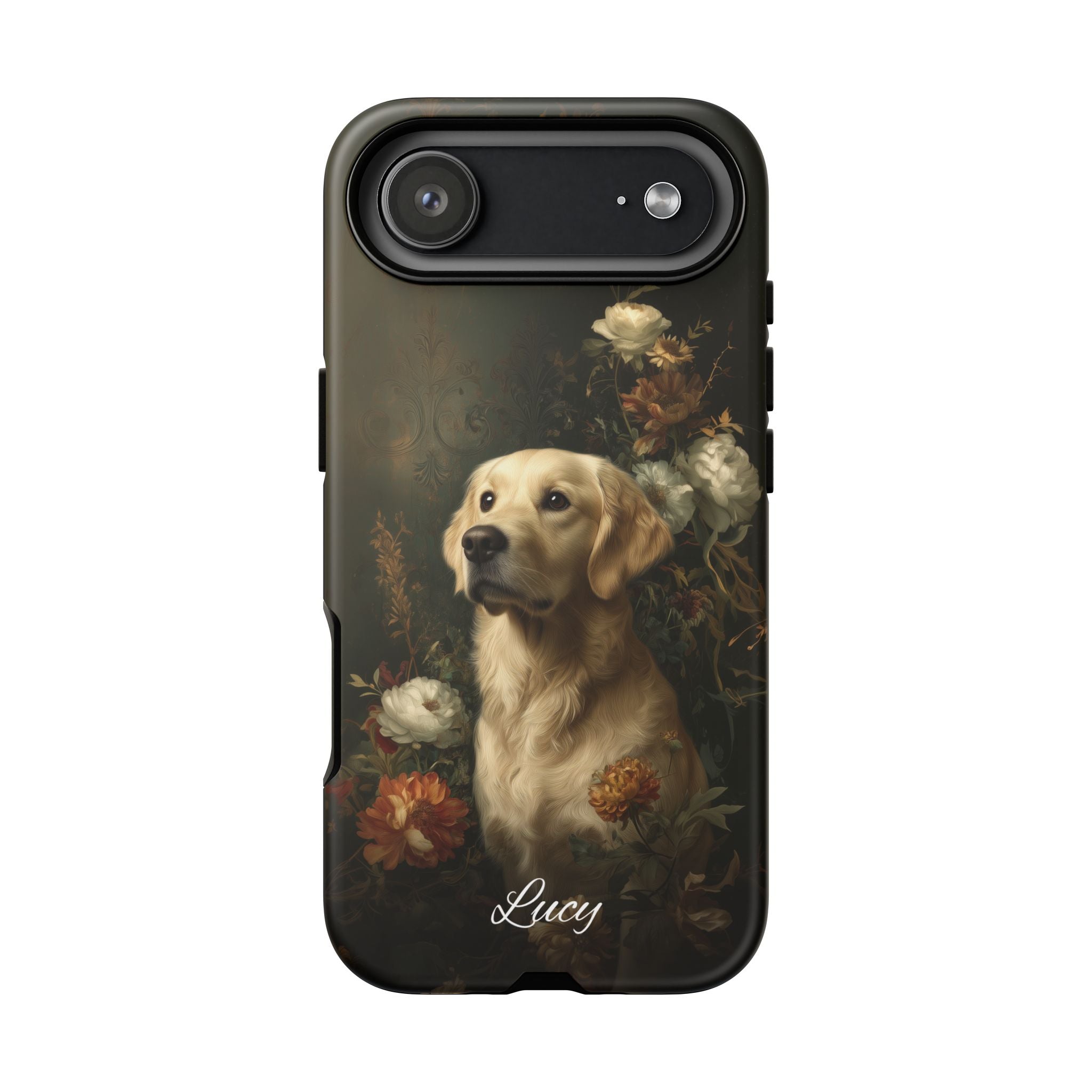 Botanical Golden Retriever Phone Case