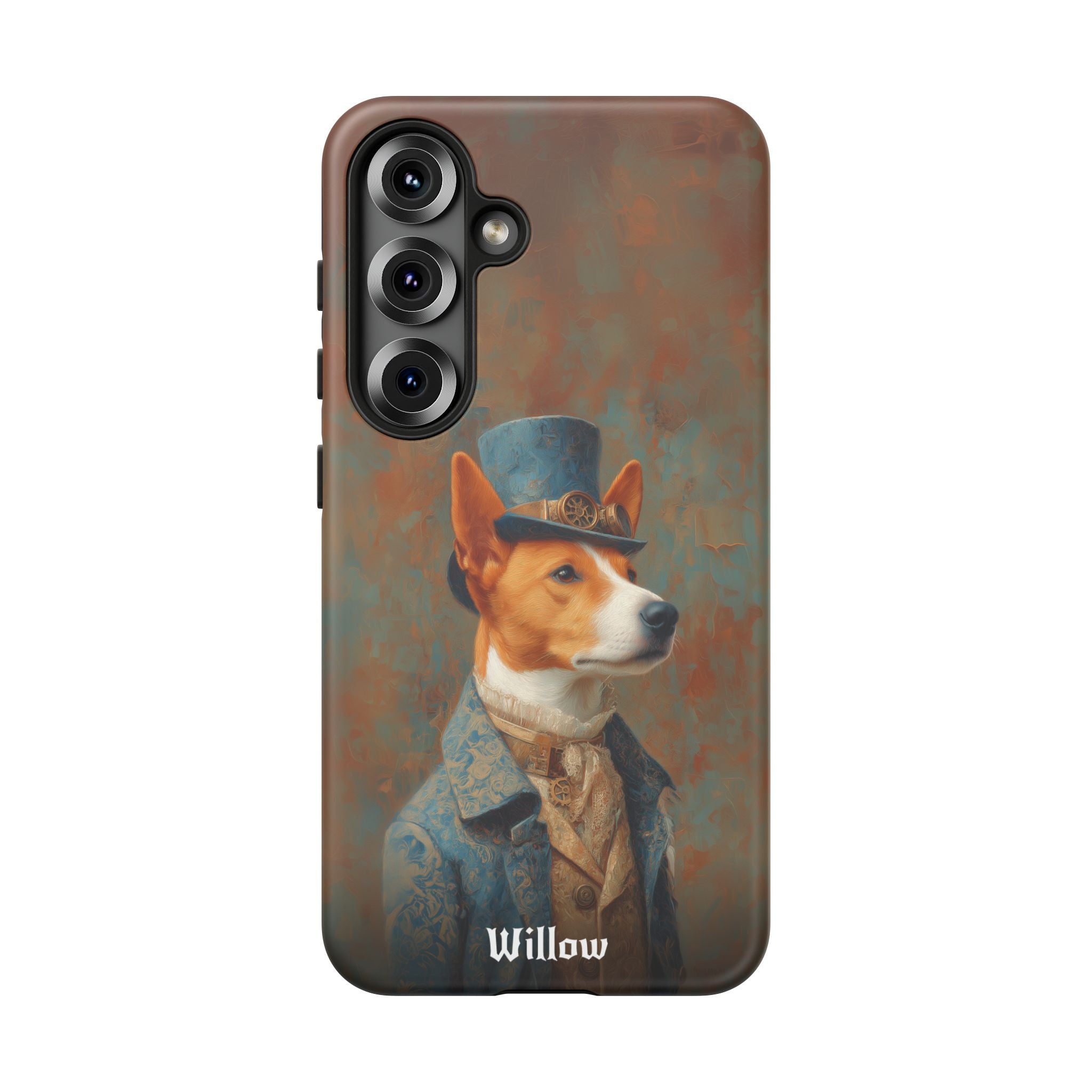 Steampunk Basenji Phone Case