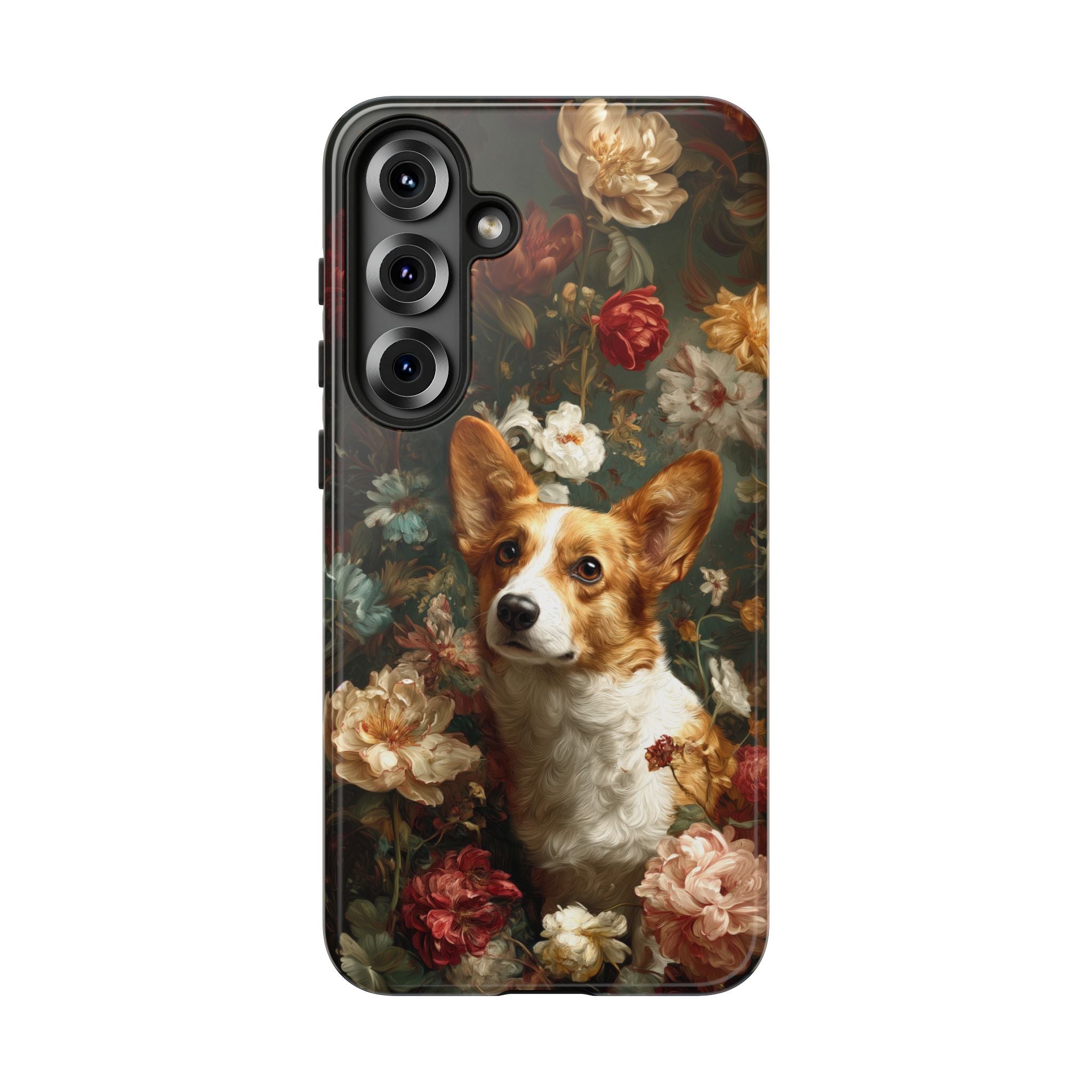 Botanical Corgi Phone Case