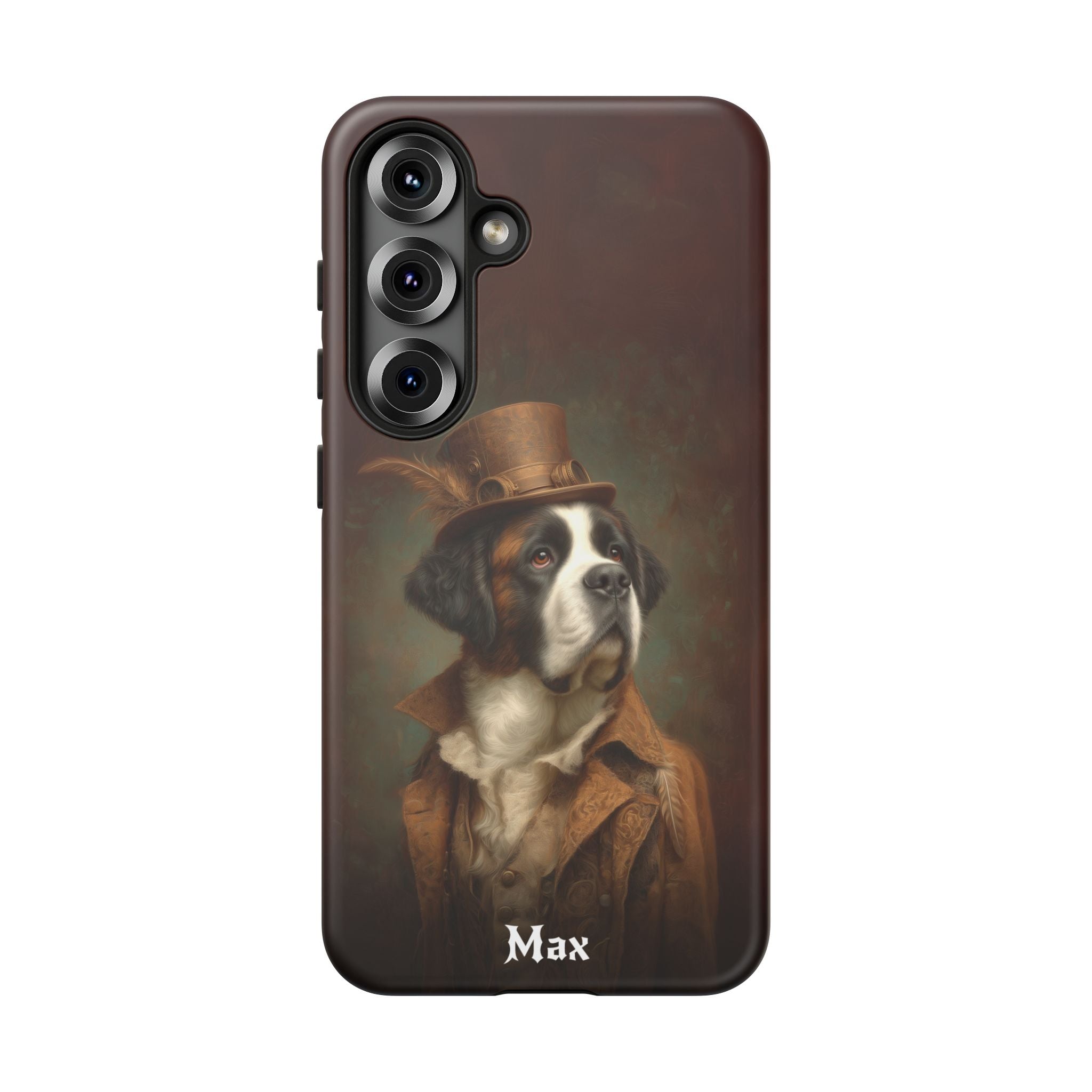 Steampunk Saint Bernard Phone Case