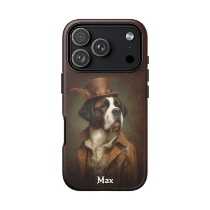Steampunk Saint Bernard Phone Case