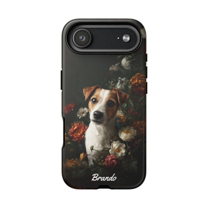 Botanical Jack Russell Terrier Phone Case