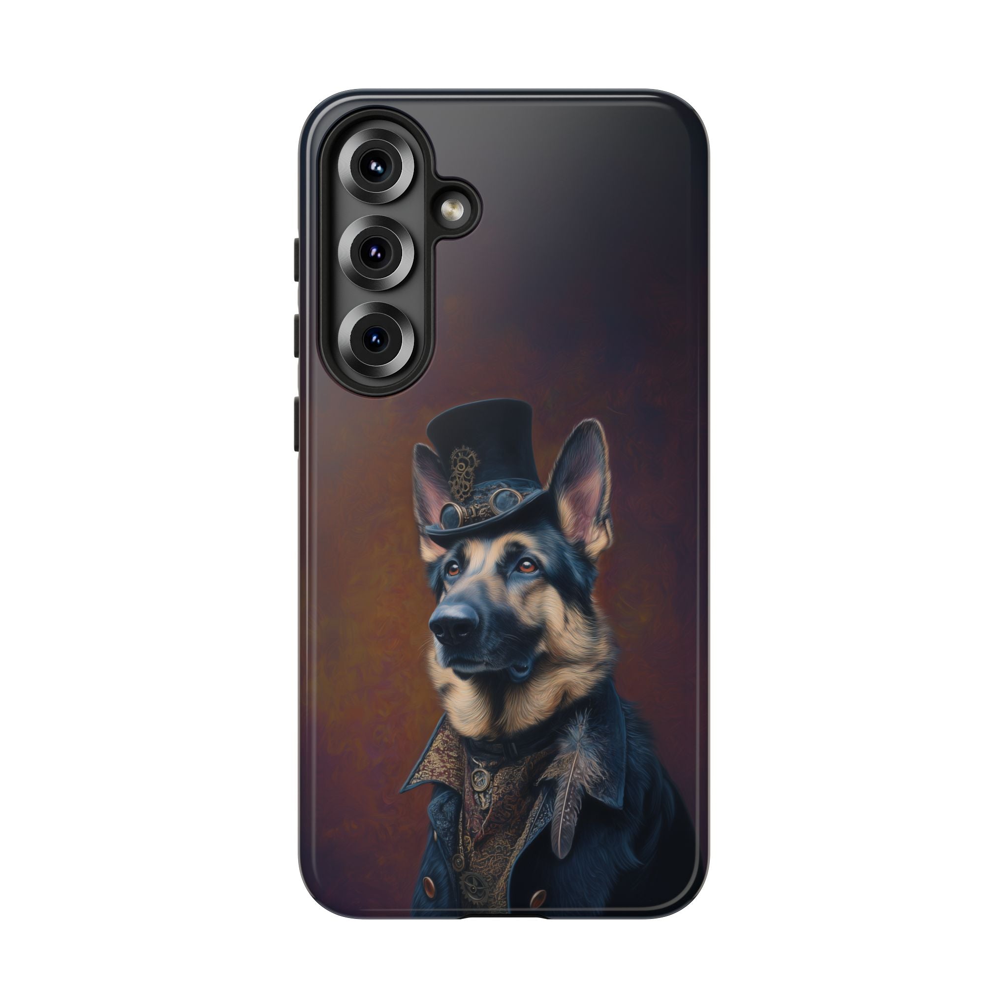 Steampunk German Shepherd Phone Case
