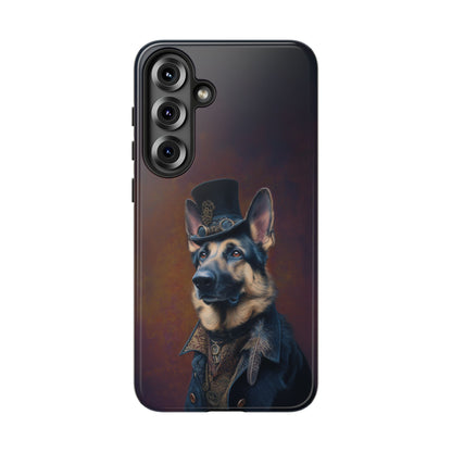 Steampunk German Shepherd Phone Case