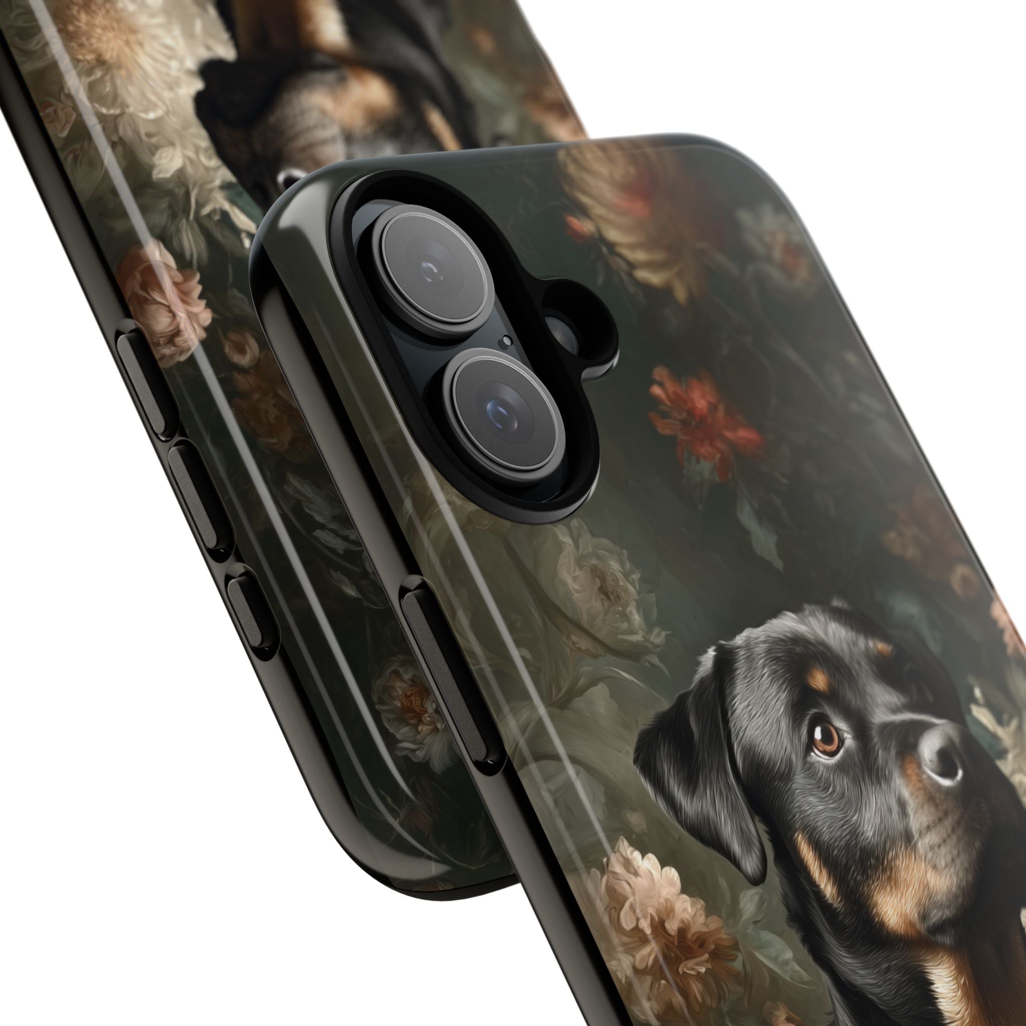 Botanical Rottweiler Phone Case