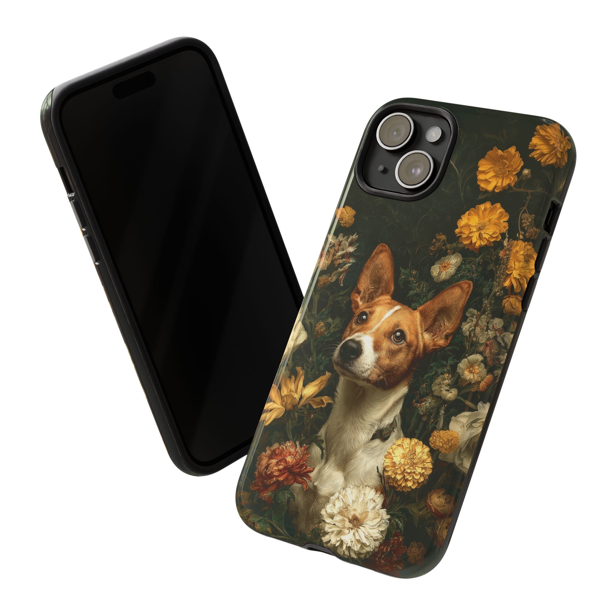 Botanical Basenji Phone Case
