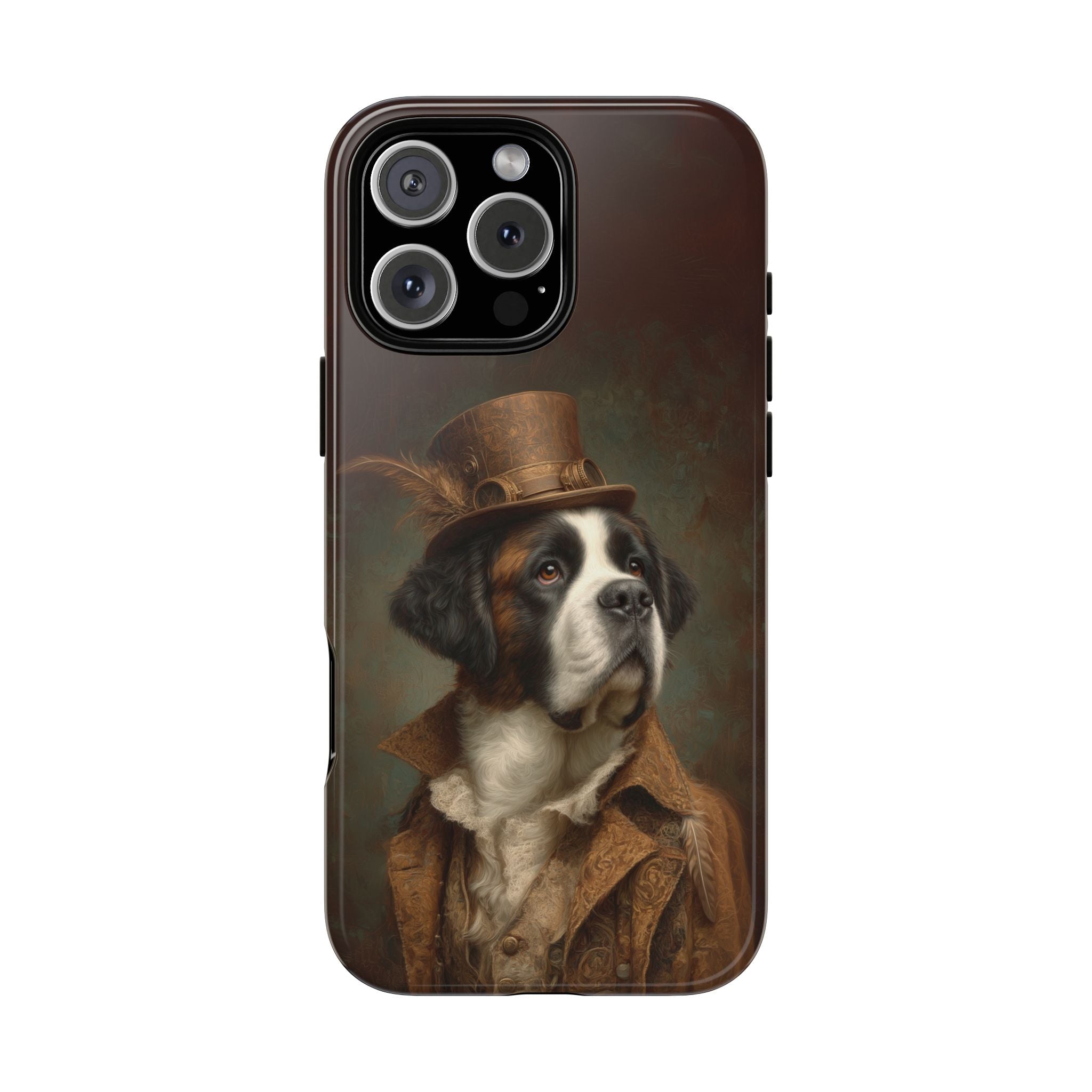 Steampunk Saint Bernard Phone Case