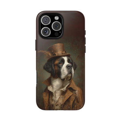 Steampunk Saint Bernard Phone Case