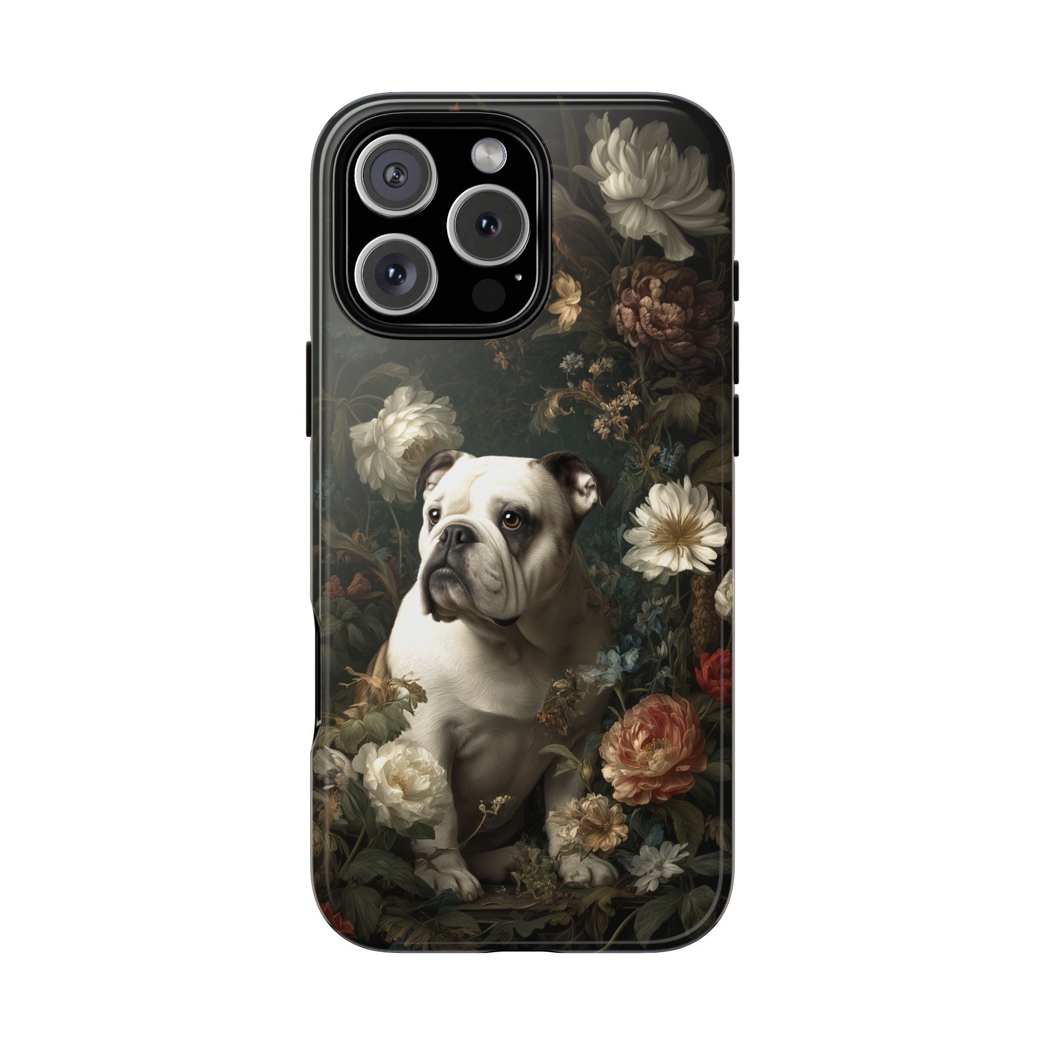 Botanical Bulldog Phone Case