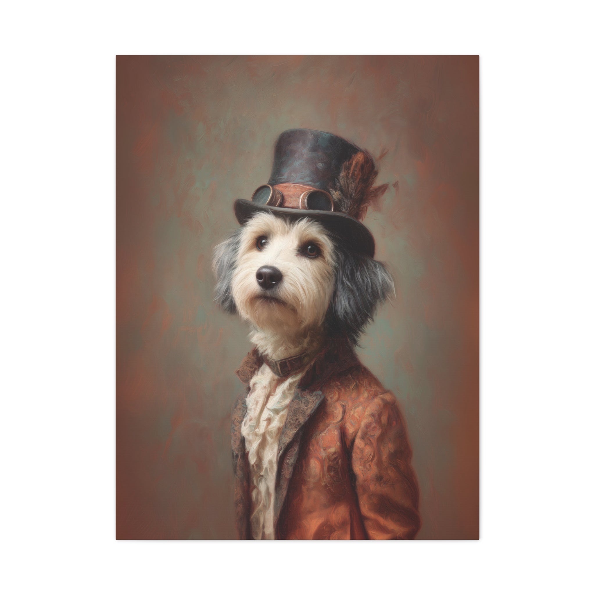 Steampunk Havanese Canvas Art