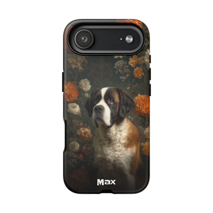 Botanical Saint Bernard Phone Case