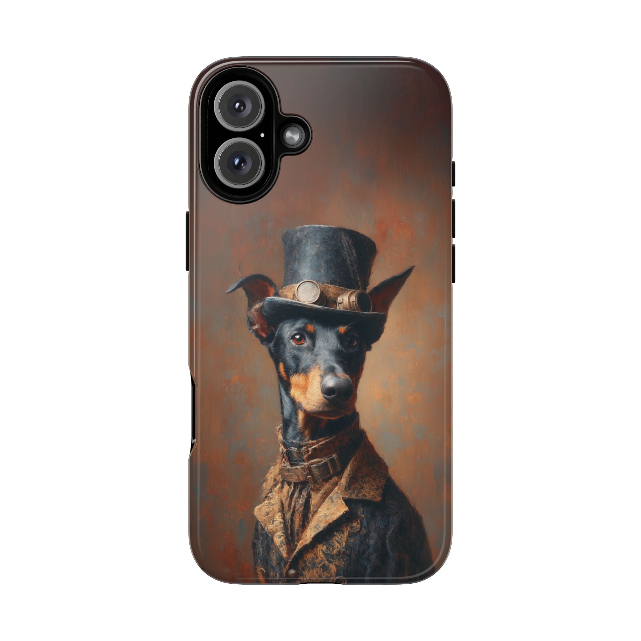 Steampunk Doberman Pinscher Phone Case