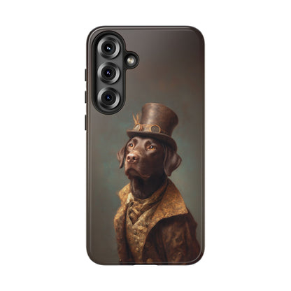 Steampunk Labrador Retriever (Brown) Phone Case