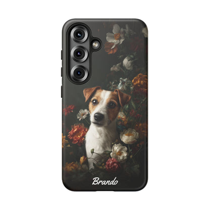 Botanical Jack Russell Terrier Phone Case