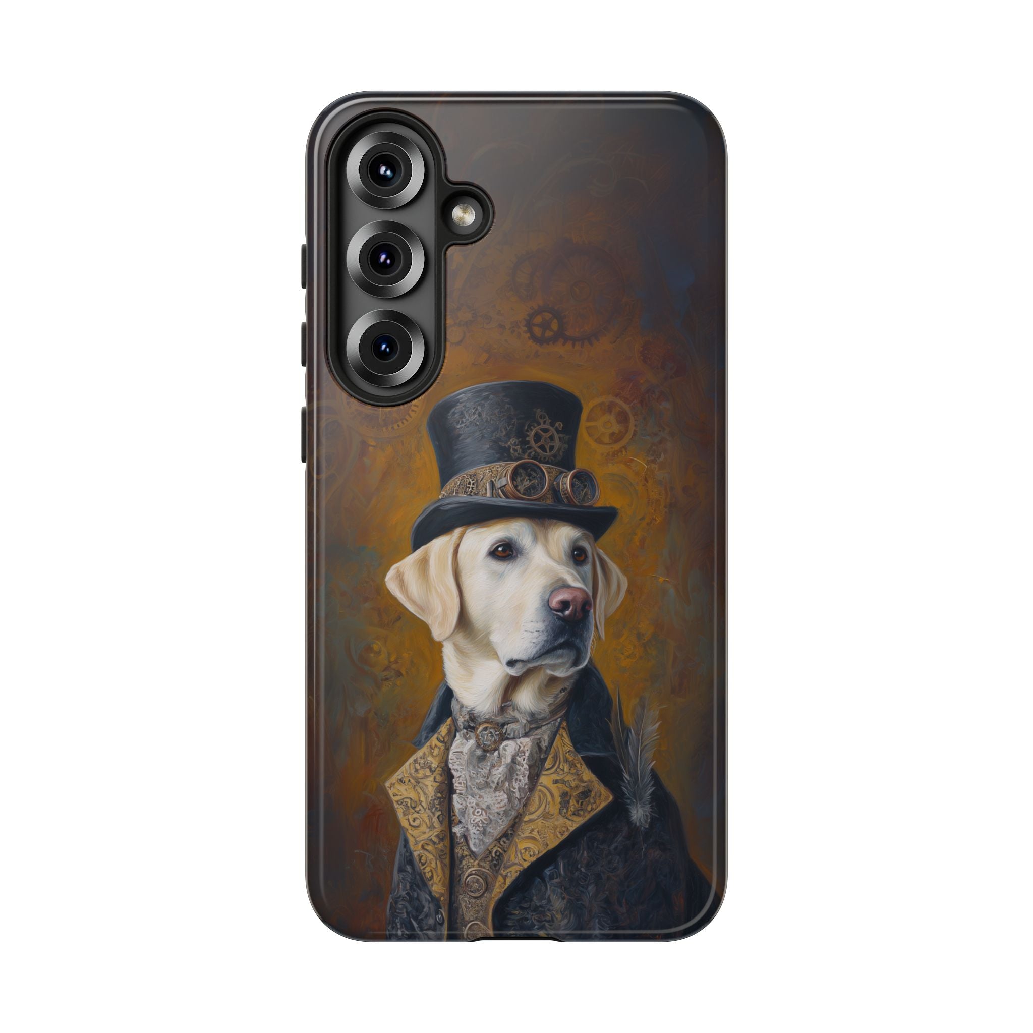 Steampunk Labrador Retriever (Yellow) Phone Case