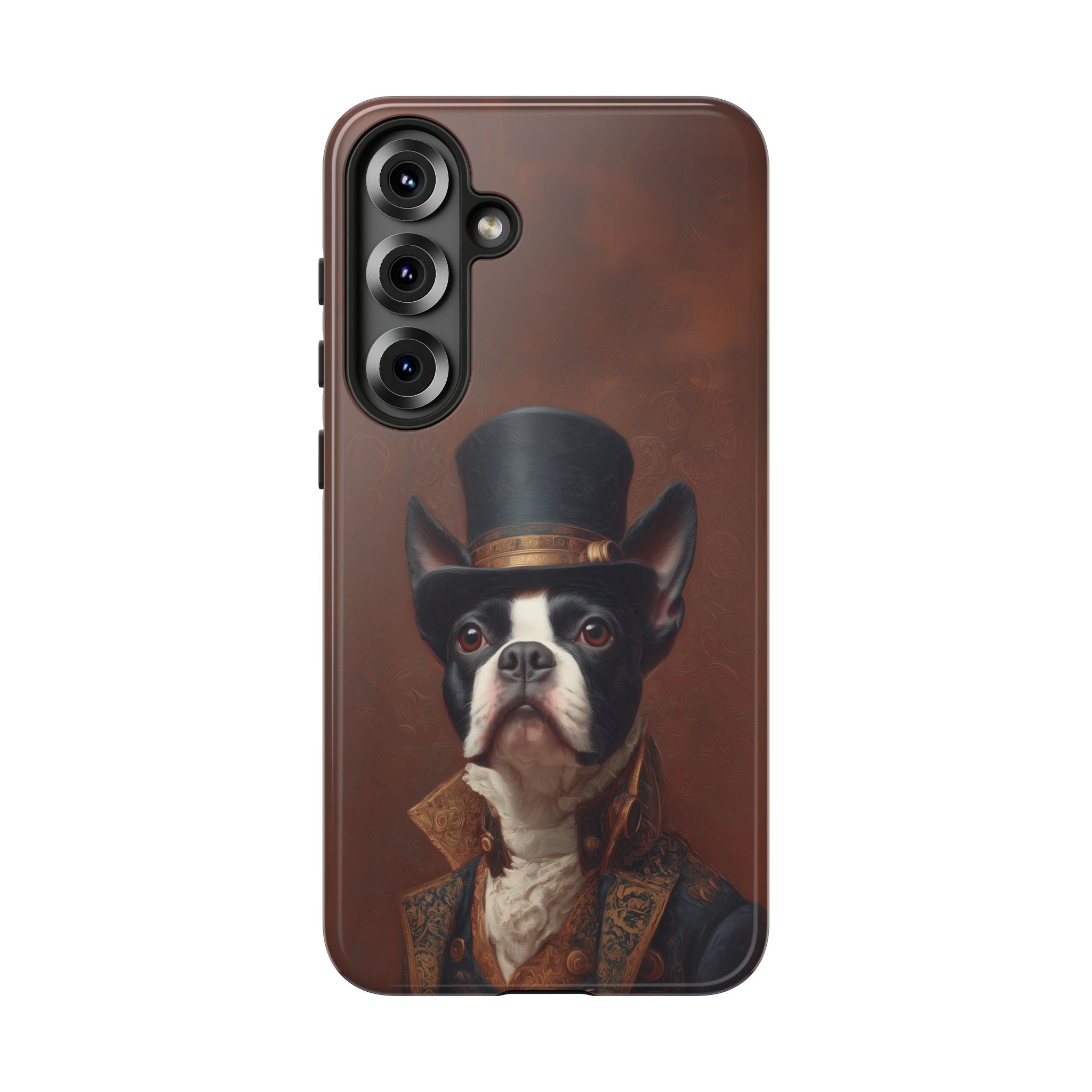 Steampunk Boston Terrier Phone Case