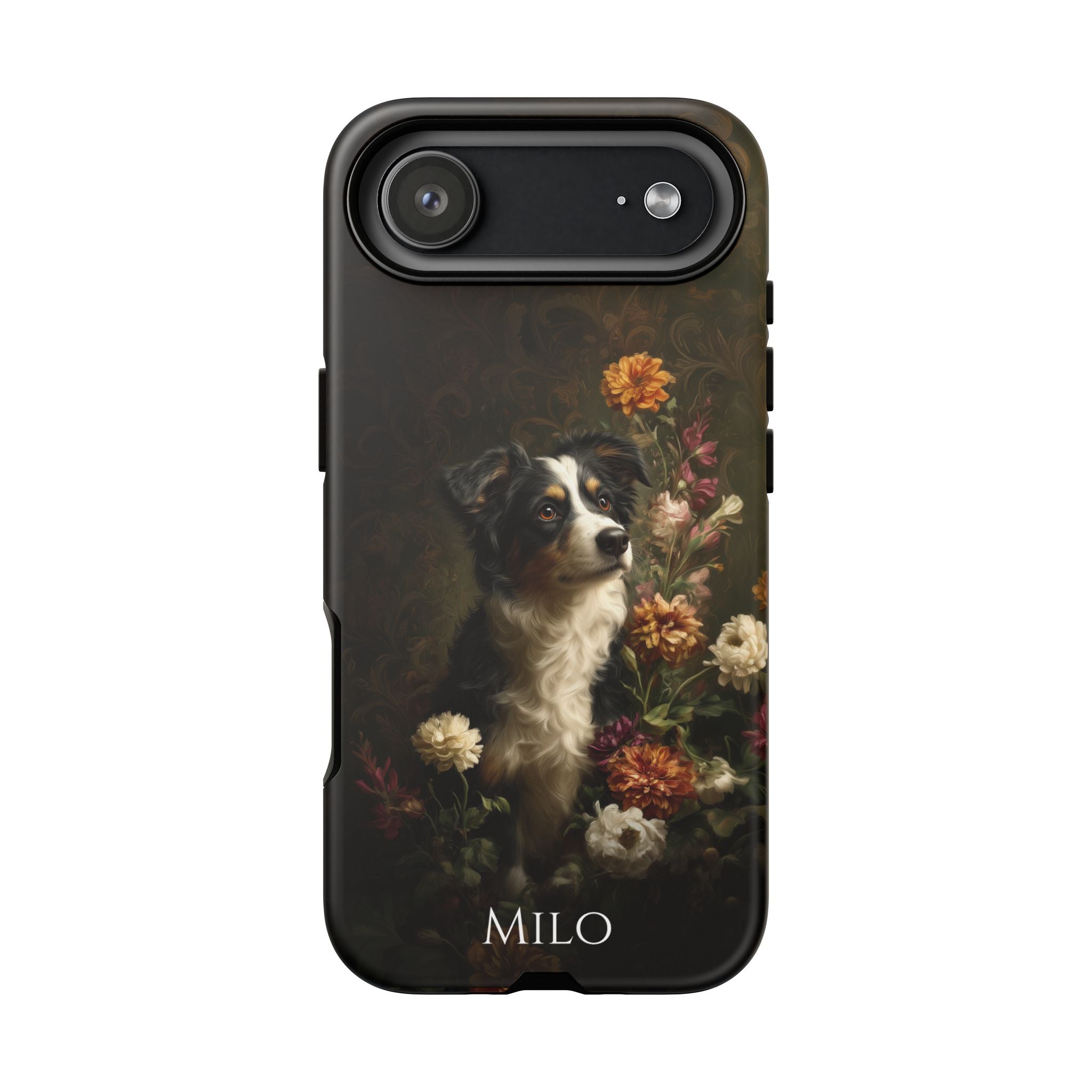 Botanical Australian Shepherd Phone Case