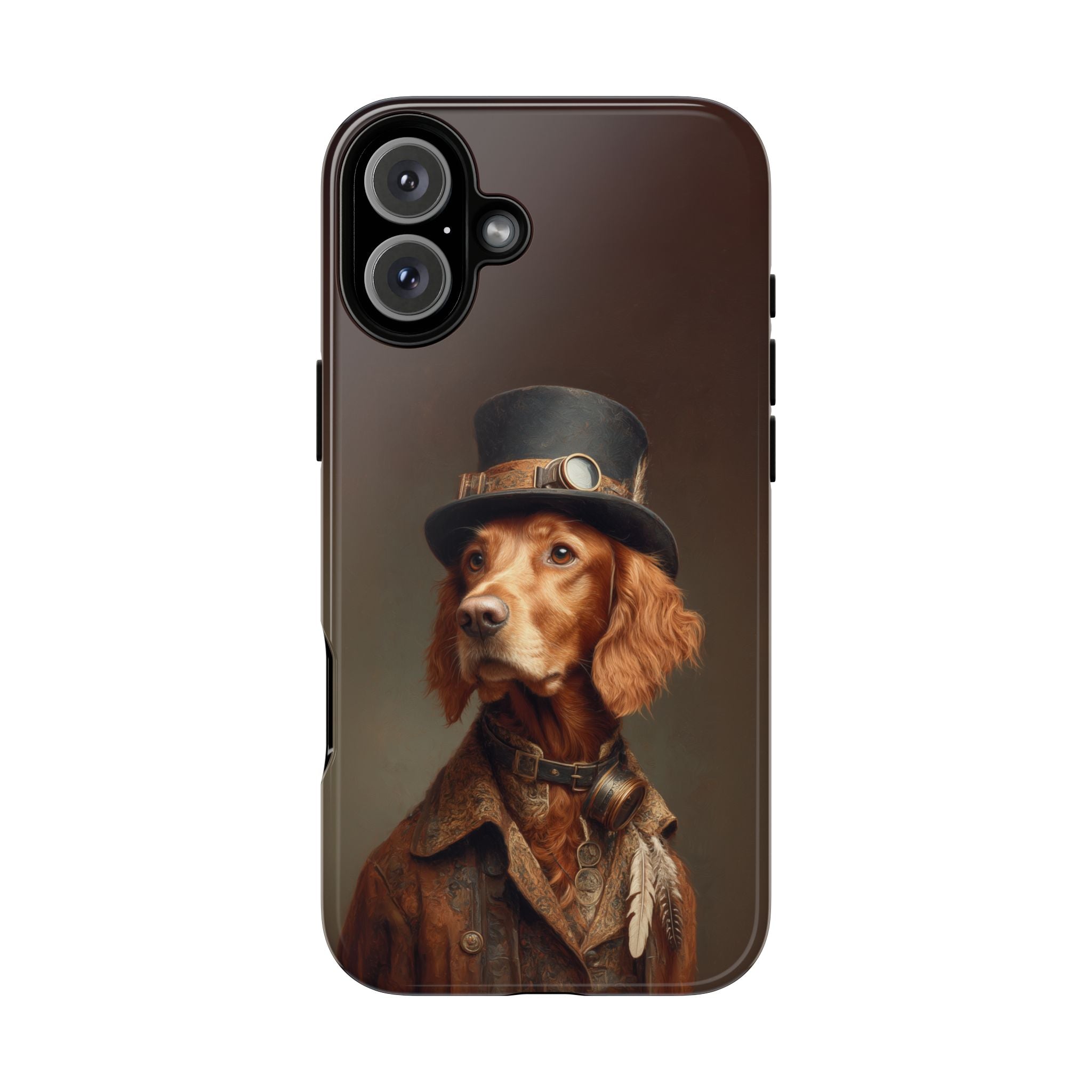 Steampunk Irish Setter Phone Case