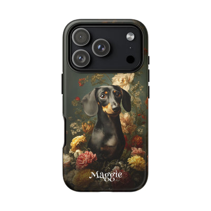 Botanical Dachshund Phone Case