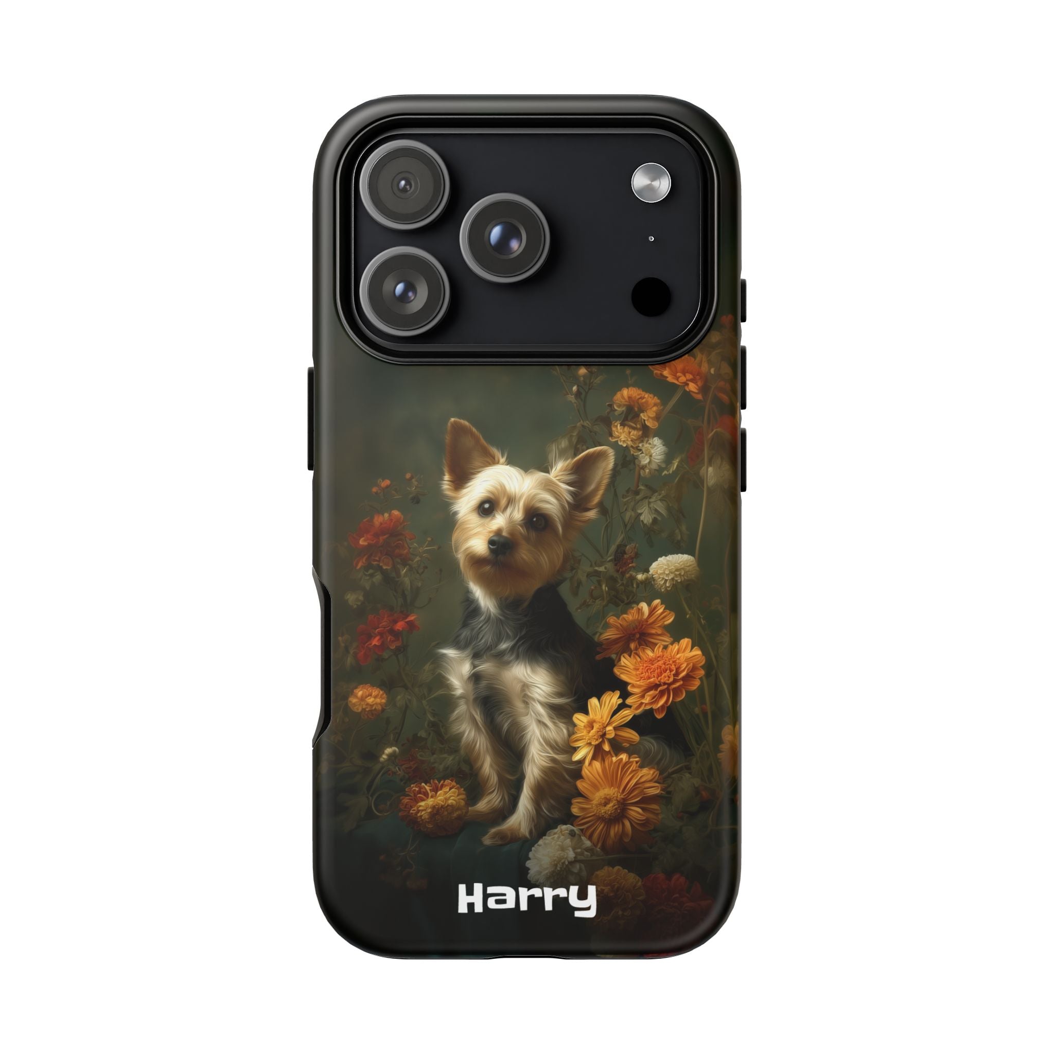 Botanical Yorkshire Terrier Phone Case