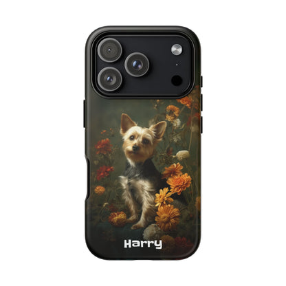 Botanical Yorkshire Terrier Phone Case