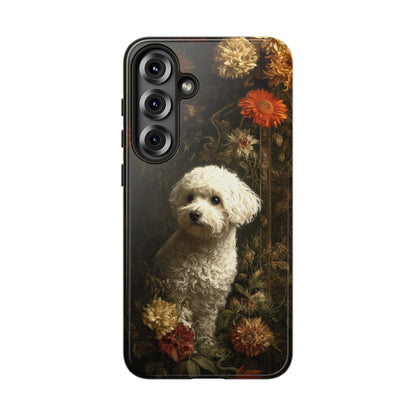 Botanical Bichon Frise Phone Case