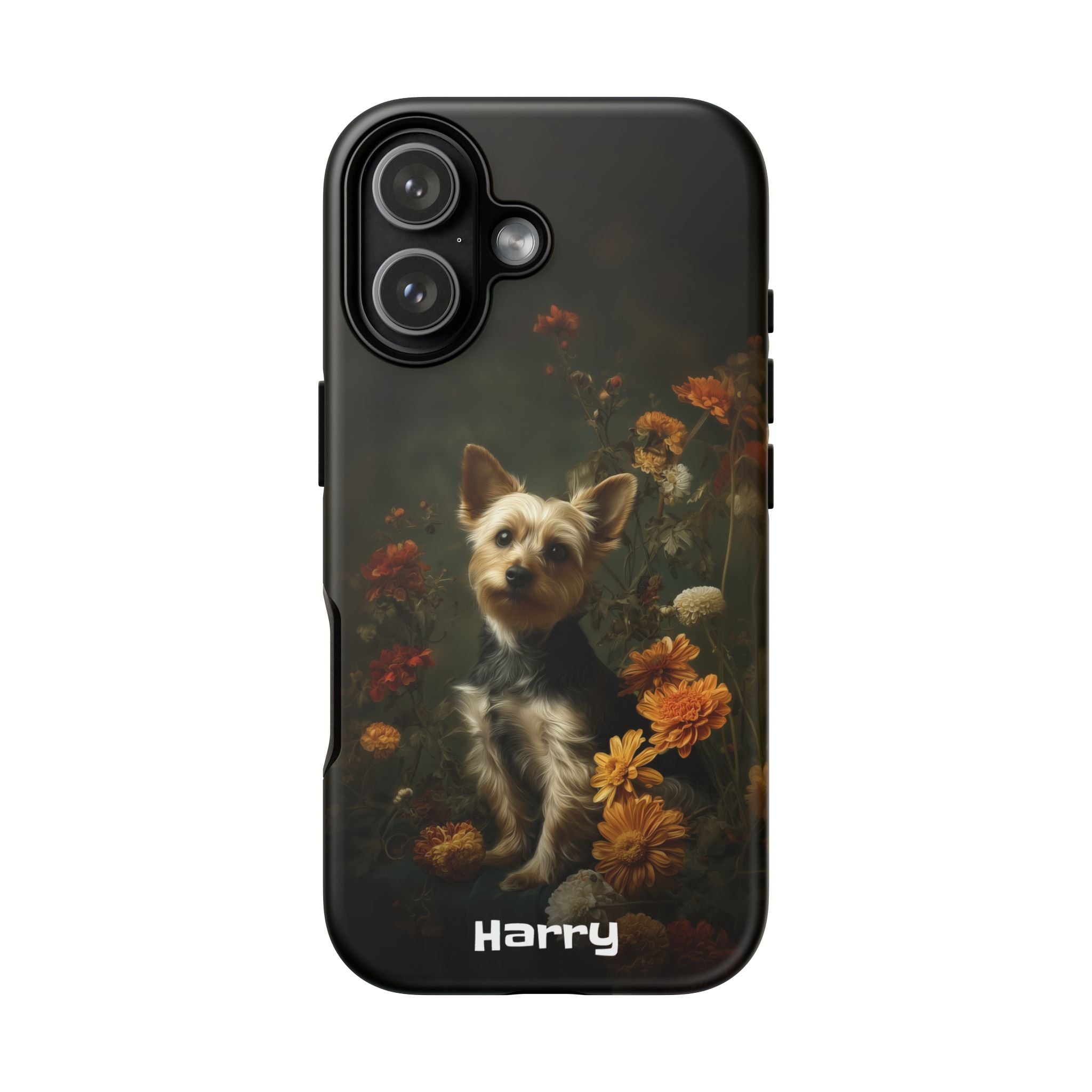 Botanical Yorkshire Terrier Phone Case