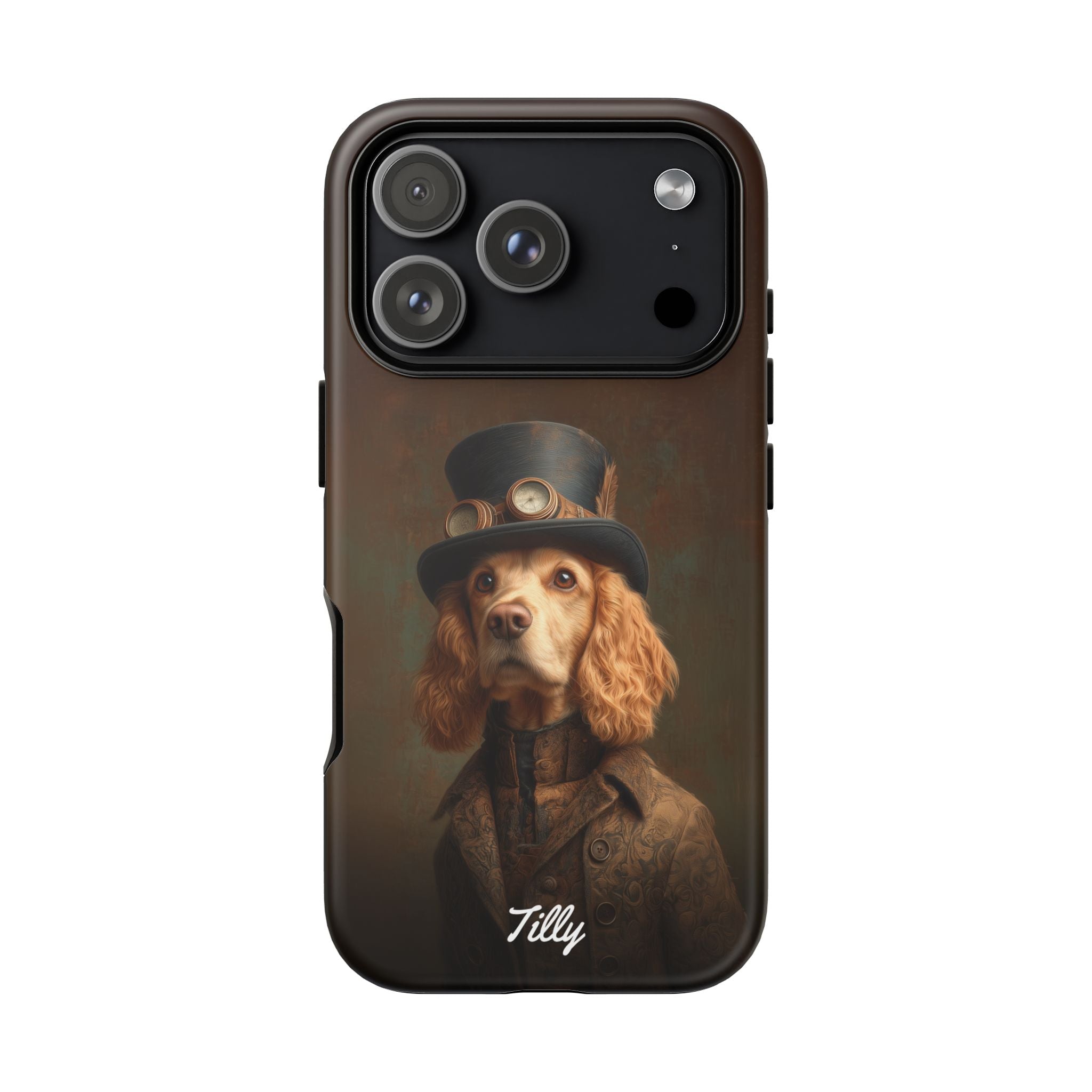 Steampunk Cocker Spaniel Phone Case