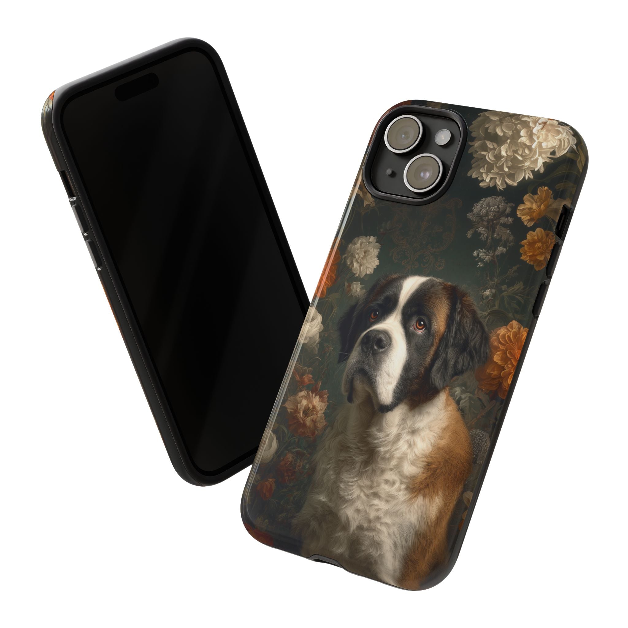 Botanical Saint Bernard Phone Case