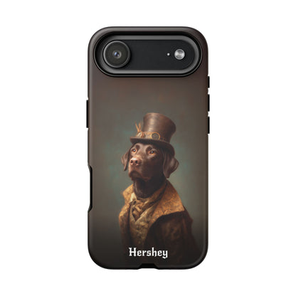 Steampunk Labrador Retriever (Brown) Phone Case