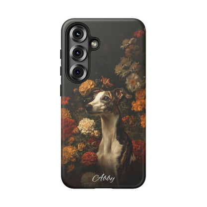Botanical Whippet Phone Case
