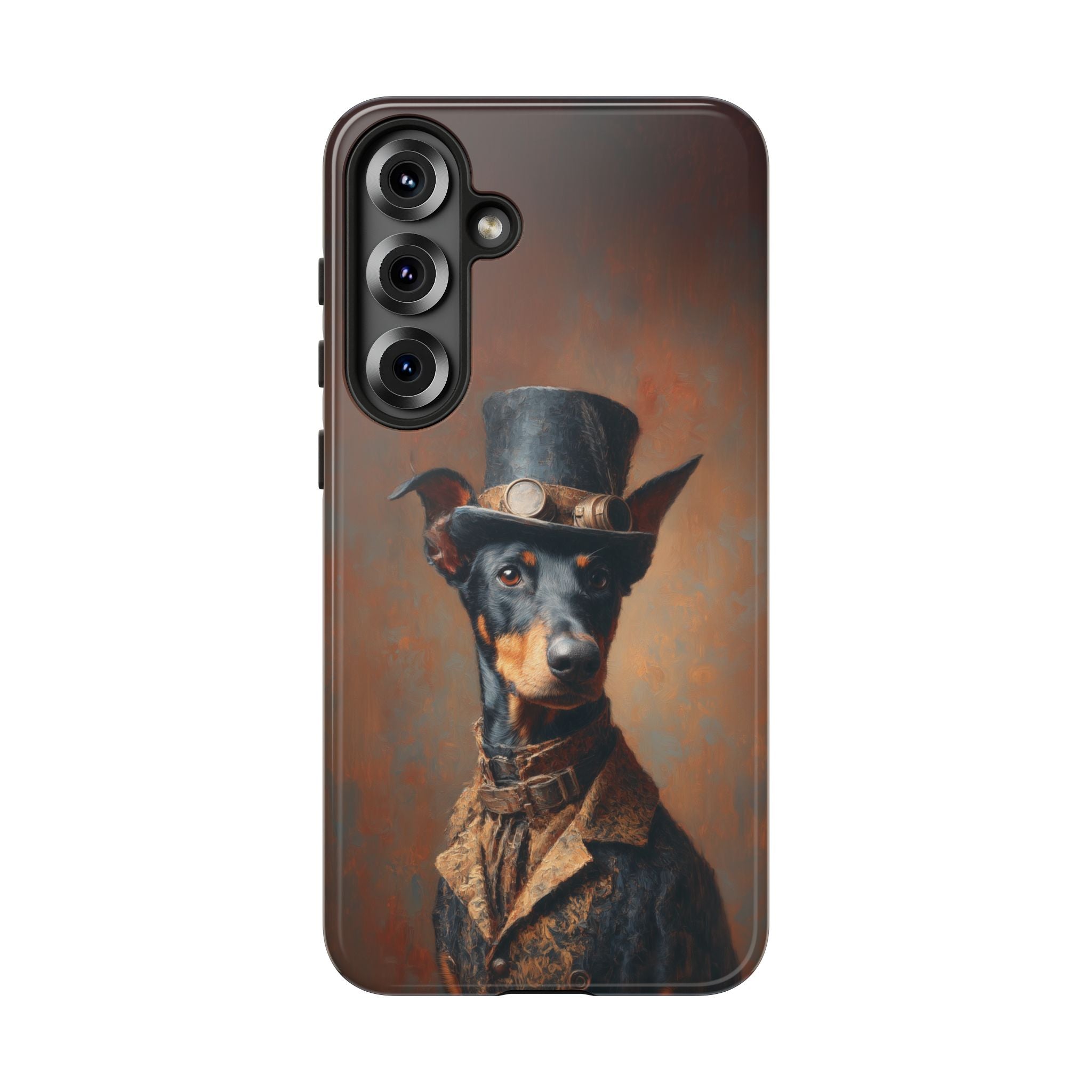 Steampunk Doberman Pinscher Phone Case