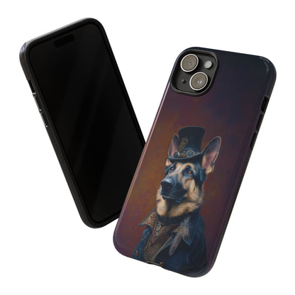 Steampunk German Shepherd Phone Case