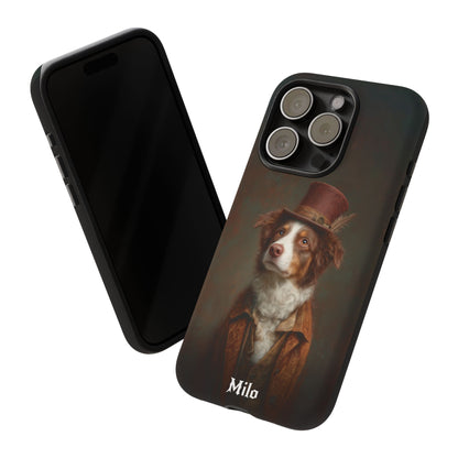 Steampunk Australian Shepherd Phone Case