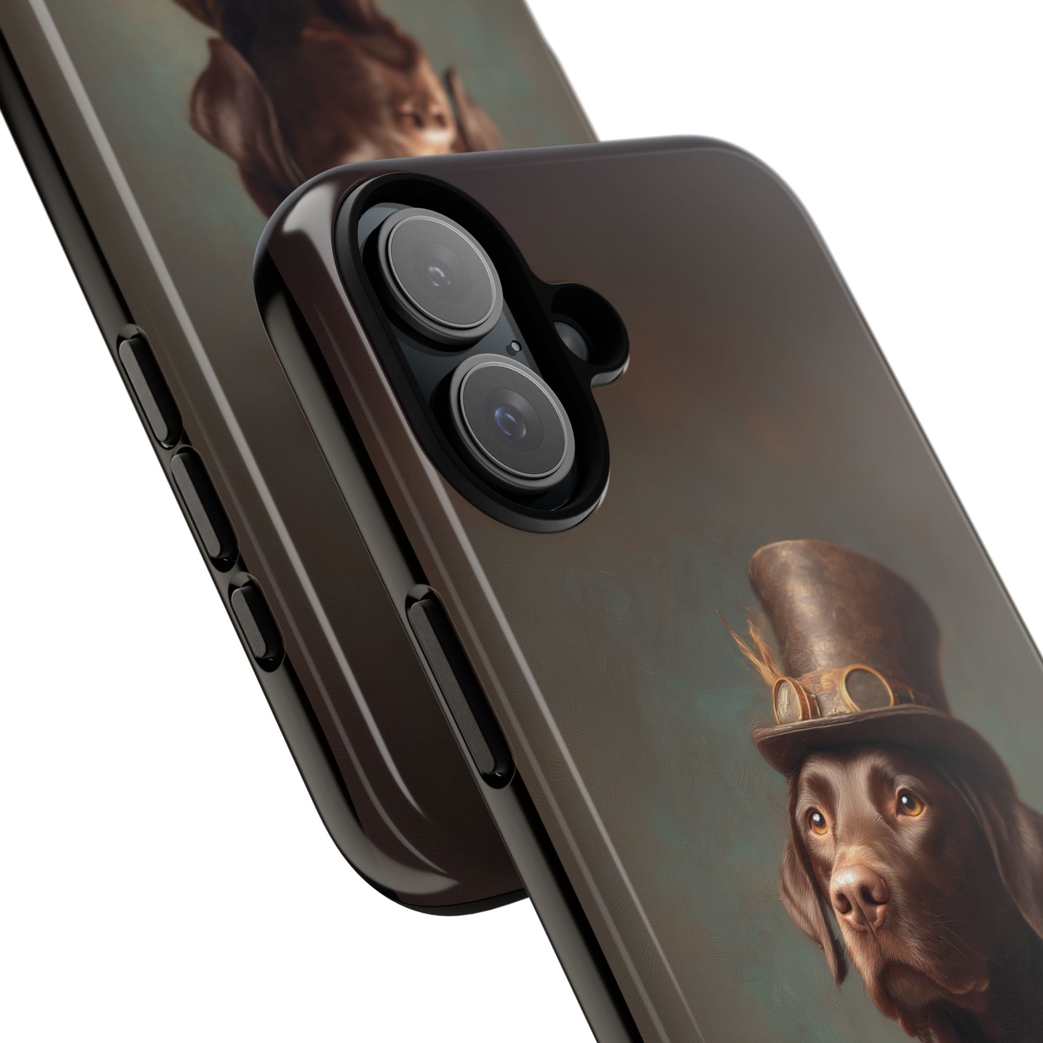 Steampunk Labrador Retriever (Brown) Phone Case