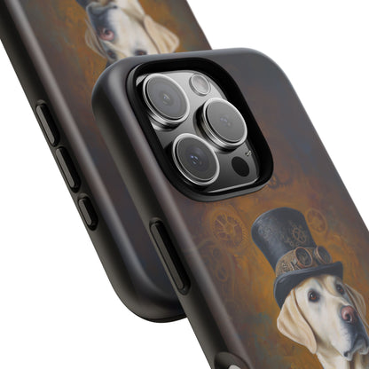 Steampunk Labrador Retriever (Yellow) Phone Case