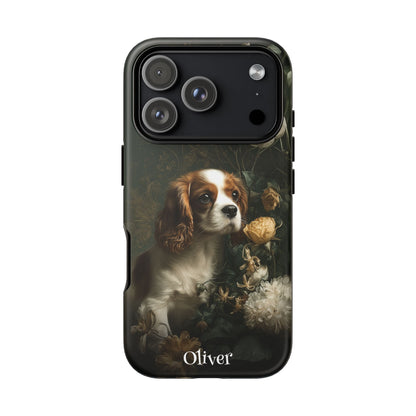 Botanical Cavalier King Charles Spaniel Phone Case