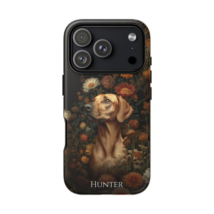 Botanical Rhodesian Ridgeback Phone Case
