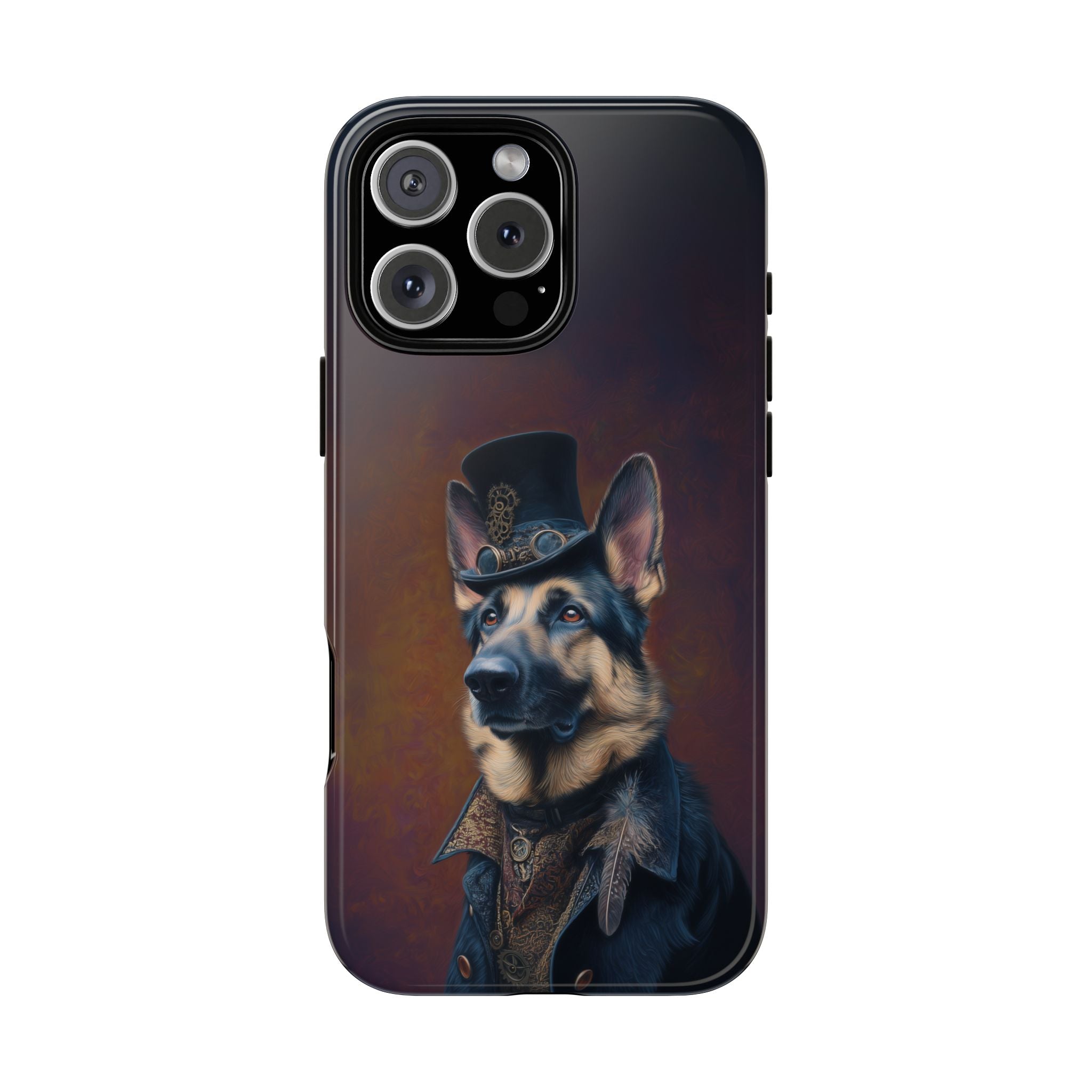 Steampunk German Shepherd Phone Case