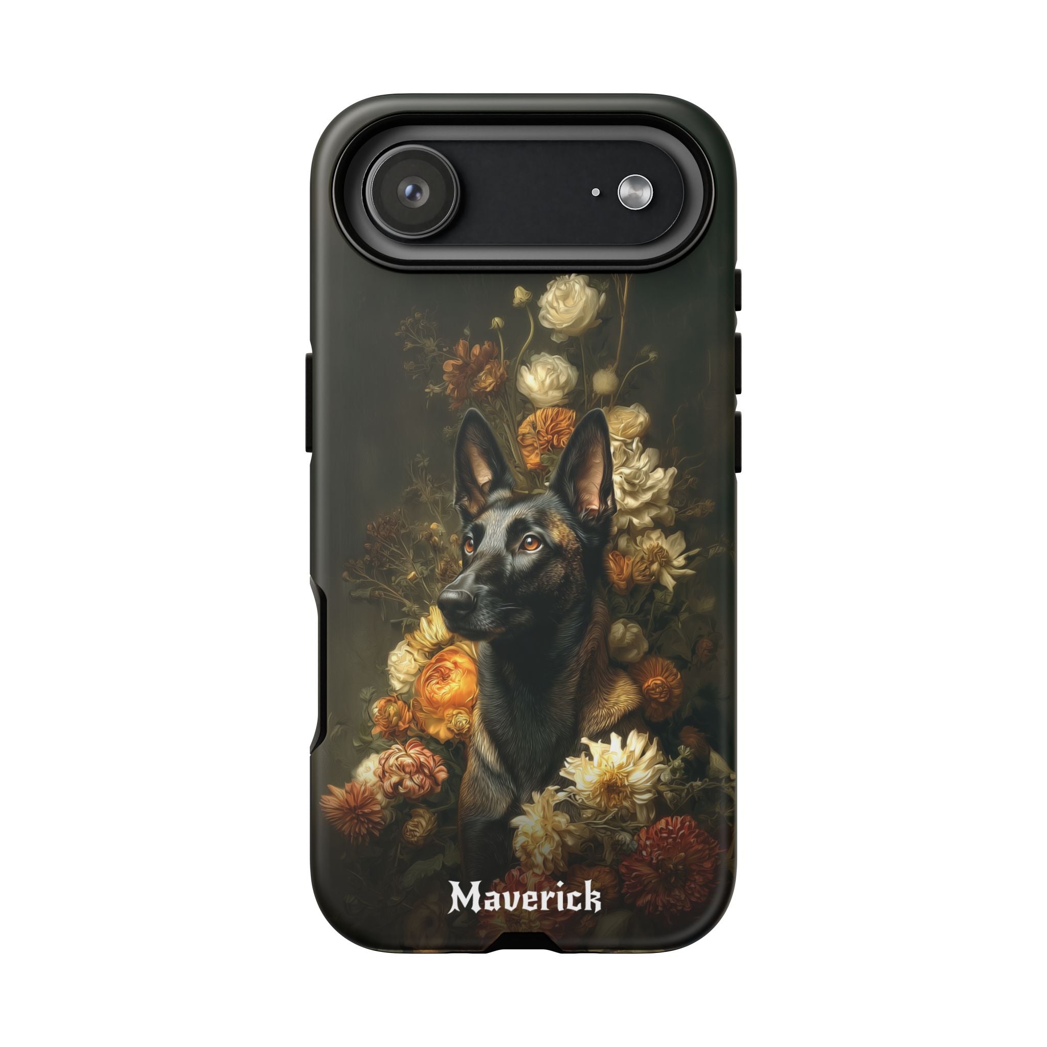 Botanical Belgian Malinois Phone Case