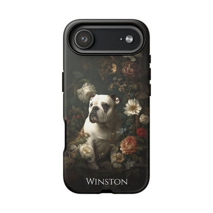 Botanical Bulldog Phone Case