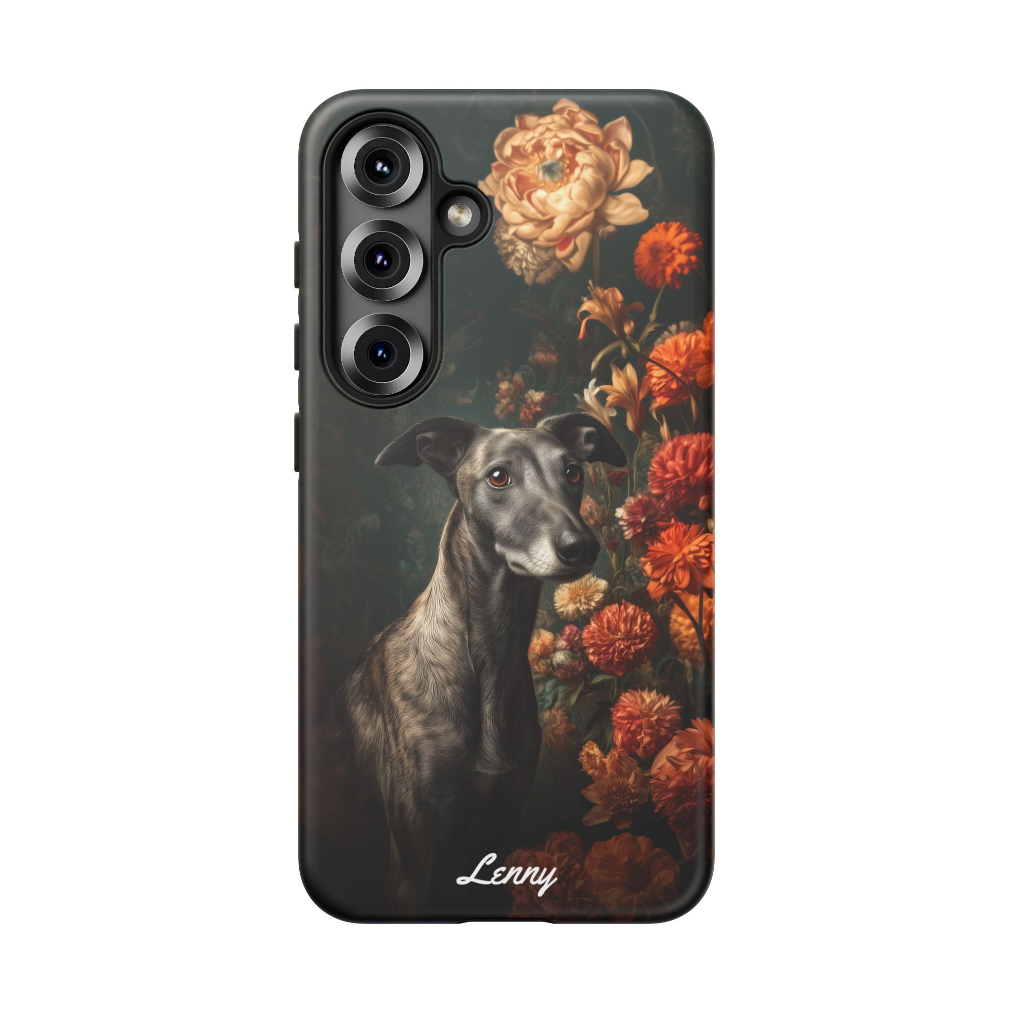Botanical Greyhound Phone Case