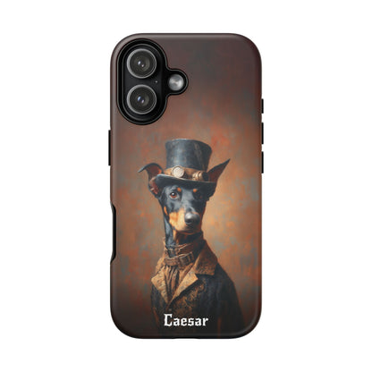 Steampunk Doberman Pinscher Phone Case