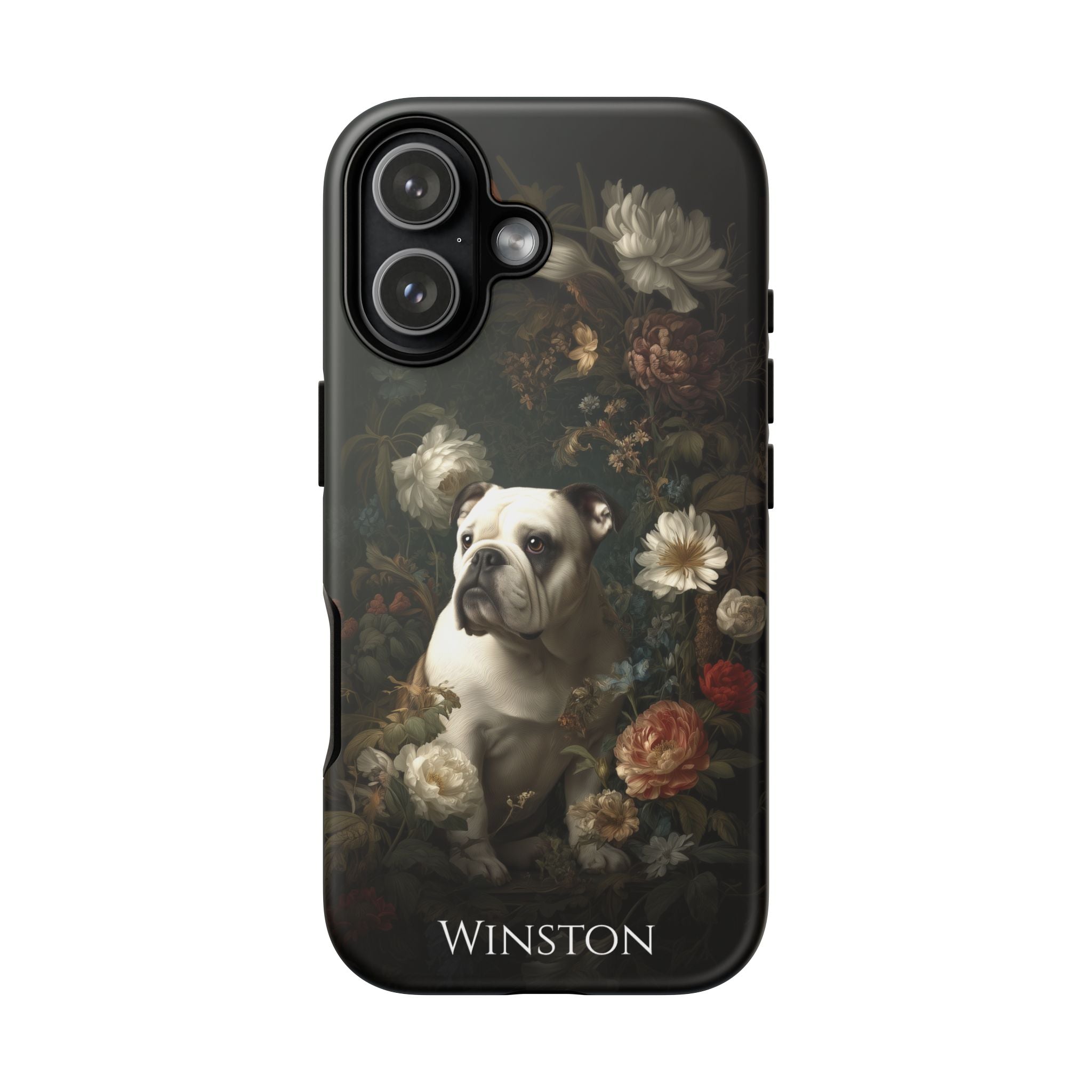 Botanical Bulldog Phone Case