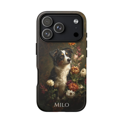 Botanical Australian Shepherd Phone Case